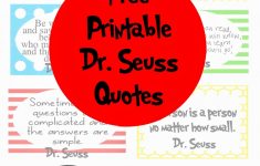 Dr. Seuss Quotes; Free Printables | Do It Yourself Today | Dr Seuss - Free Printable Dr Seuss Quotes