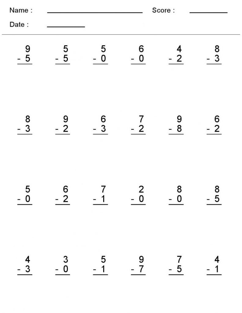 √ Free Printable Math Worksheets For Kindergarten And Preschool Free √ Free Printable Math Worksheets For Kindergarten And Preschool Free