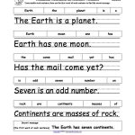 Earth Day Crafts Enchantedlearning. | Grade 1   Free Printable Scrambled Sentences Worksheets