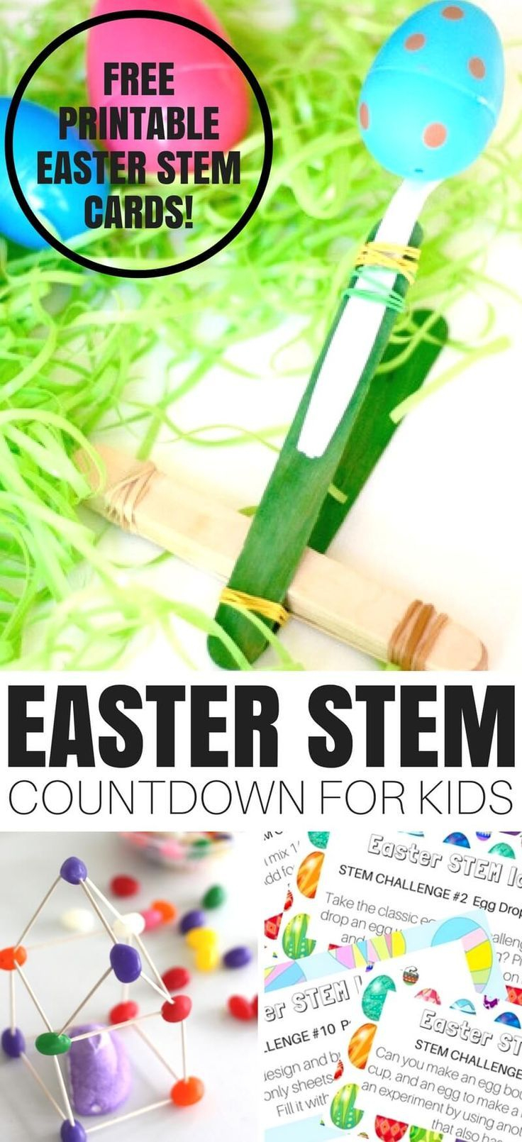 Easter Stem Activities And Experiments Countdown (Free Printable - Free Printable Stem Activities