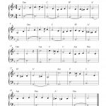 Easy Piano Solo Arrangementpeter Edvinsson Of The Christmas   Christmas Piano Sheet Music Easy Free Printable