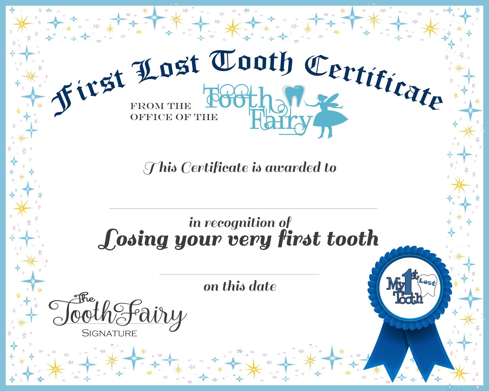 Easy Tooth Fairy Ideas &amp;amp; Tips For Parents / Free Printables - Free Printable Tooth Fairy Pictures