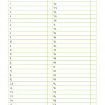 Editable Spelling List Template – Dlking   Free Printable Numbered List