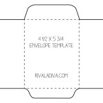 Envelope Template | Envelope Template For 8.5 X 11 Paper Diy   Free Printable Greeting Card Envelope Template