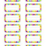 Etiquetas Escolares | Free Printable | Pinterest | School Labels   Free Printable Name Tags For Preschoolers