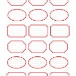 Etiquettes Imprimables | Free Printable Vintage Label Templates Free   Free Printable Label Templates