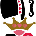 February Daily Freebies Day 6 | Printables | Valentines Photo Booth   Free Printable Photo Booth Props
