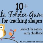 File Folder Games For Teaching Shapes   Free Printable Fall File Folder Games