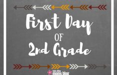 First Day Of School Signs: Free Printable - First Day Of Second Grade Free Printable Sign