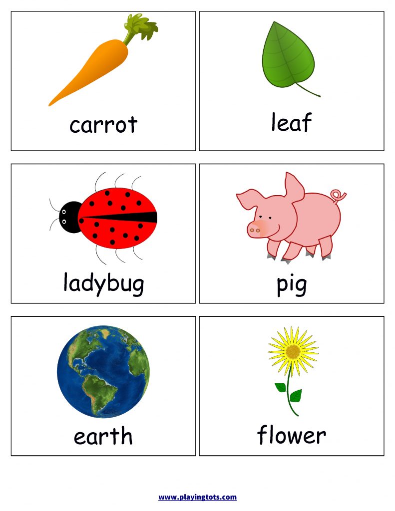 Free Printable Rhyming Words Flash Cards