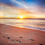 Footprints In The Sand Poem | Beautiful Poem From Only The Bible   Footprints In The Sand Printable Free
