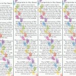 Footprints In The Sand Poem Bookmark Printable Version Visit The   Footprints In The Sand Printable Free