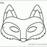 Fox Mask | Printable Templates & Coloring Pages | Firstpalette For   Free Printable Fox Mask Template