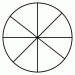 Fraction Clipart   Homeschool Clipart   Free Printable Blank Fraction Circles