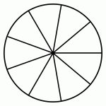 Fraction Clipart   Homeschool Clipart   Free Printable Blank Fraction Circles