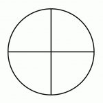 Fraction Pie Divided Into Quarters | School   Free Printable Blank Fraction Circles