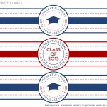 Free 2015 Graduation Printables | Catch My Party   Free Printable Water Bottle Labels Graduation