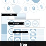 Free Baby Shower Printables | Shower That Baby   Free Printable Baby Shower Label Templates