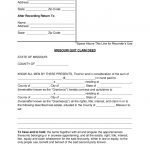 Free Beneficiary Deed Missouri Template Free Missouri Quit Claim   Free Printable Beneficiary Deed