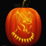 Free Black Panther Pumpkin Stencils | Costume Supercenter Blog   Free Printable Pumpkin Stencils