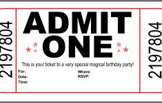 Free Carnival Ticket Invitation Template, Download Free Clip Art - Free Printable Ticket Invitation Templates