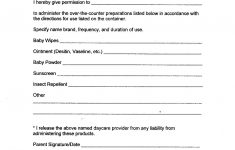 Free Child Care Forms To Make Starting Your Daycare Even Easier - Free Printable Daycare Forms For Parents