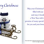 Free Christmas And Holiday Cards And Pictures   Free Printable Quarter Fold Christmas Cards