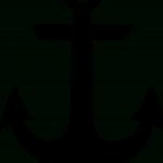 Free Clip Art | Black Anchor Silhouette   Free Clip Art | Silhouette   Free Printable Anchor Template