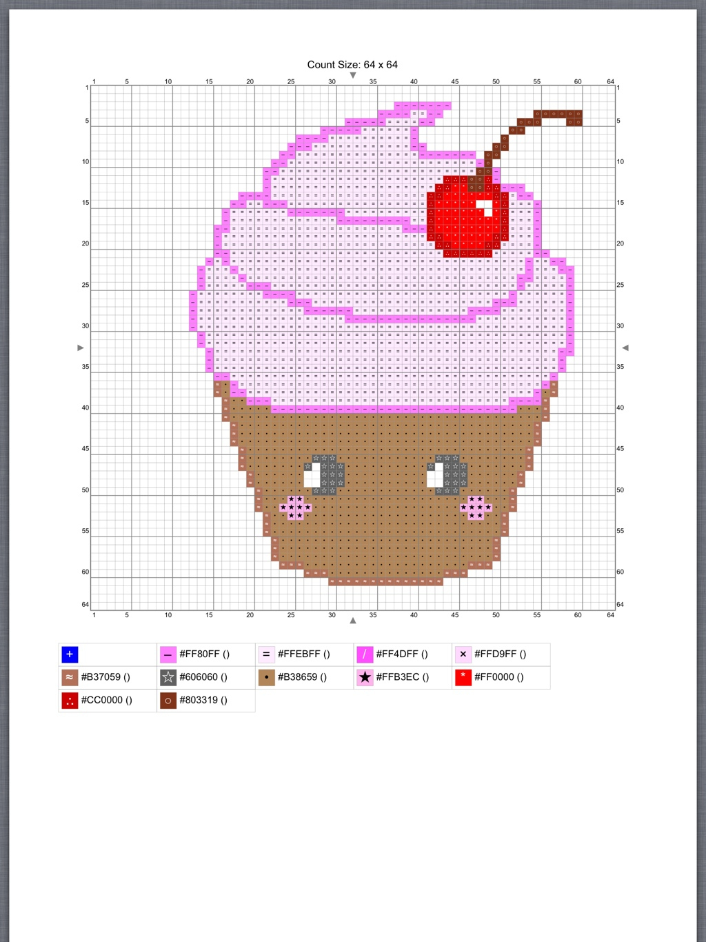 Free Cross Stitch Pattern | Kawaiiblythe - Free Printable Cross Stitch