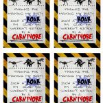 Free Dinosaur (Jurrasic Park) Party Printables   Free Printable Jurassic Park Invitations