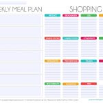 Free Editable Menu Plan And Grocery List! | Passionate Penny Pincher   Free Printable Grocery List And Meal Planner