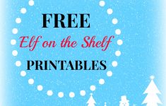 Free Elf On The Shelf Printables – Style With Nancy - Elf On The Shelf Kissing Booth Free Printable