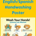 Free English / Spanish Handwashing Poster   Use For Daycare, School   Free Printable Hand Washing Posters