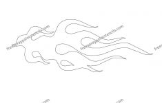 Free Printable Flame Template