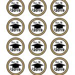 Free Graduation Themed Printable Cupcake Toppers | Grads | Pinterest   Free Printable Graduation Cupcake Toppers