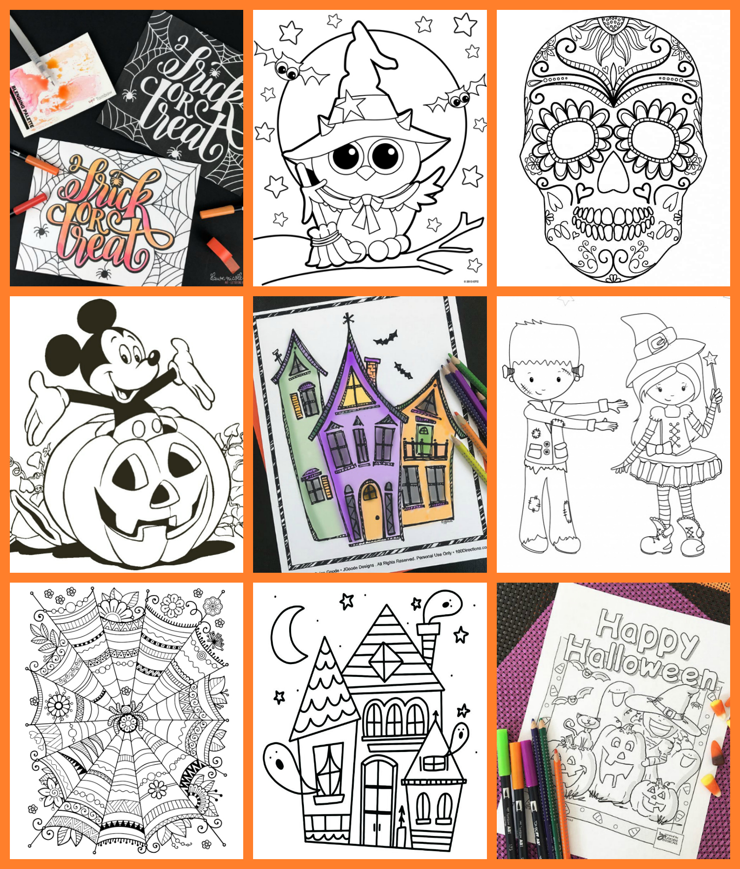 Free Halloween Coloring Pages For Adults &amp;amp; Kids - Happiness Is Homemade - Free Printable Charlie Brown Halloween Coloring Pages