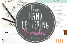 Free Printable Calligraphy Letter Stencils