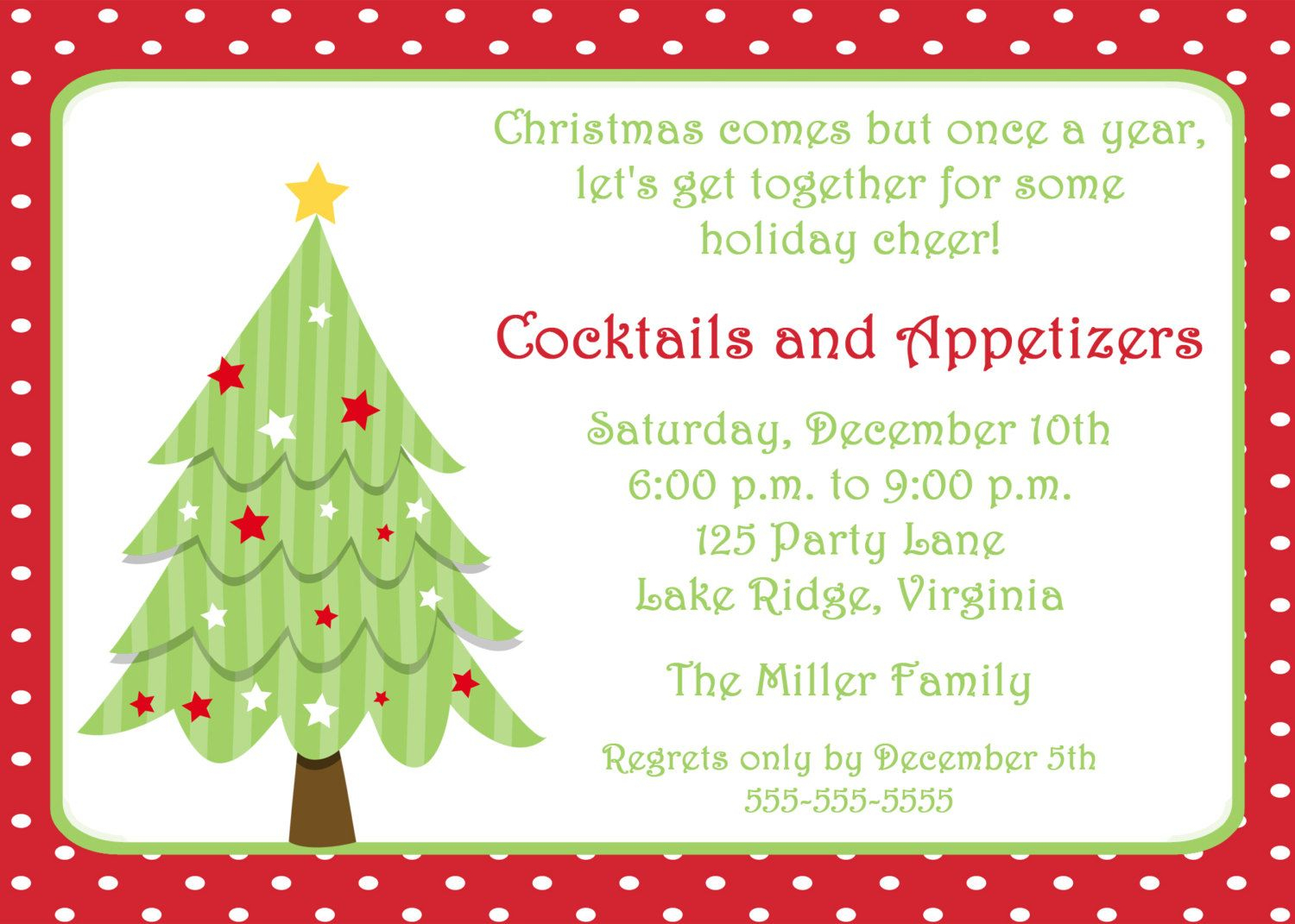 Free Invitations Templates Free | Free Christmas Invitation - Free Printable Christmas Party Flyer Templates