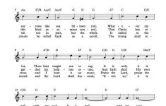 Free Printable Gospel Music Lyrics