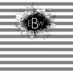 Free Monogram Binder Cover   Free Printable Monogram Binder Covers