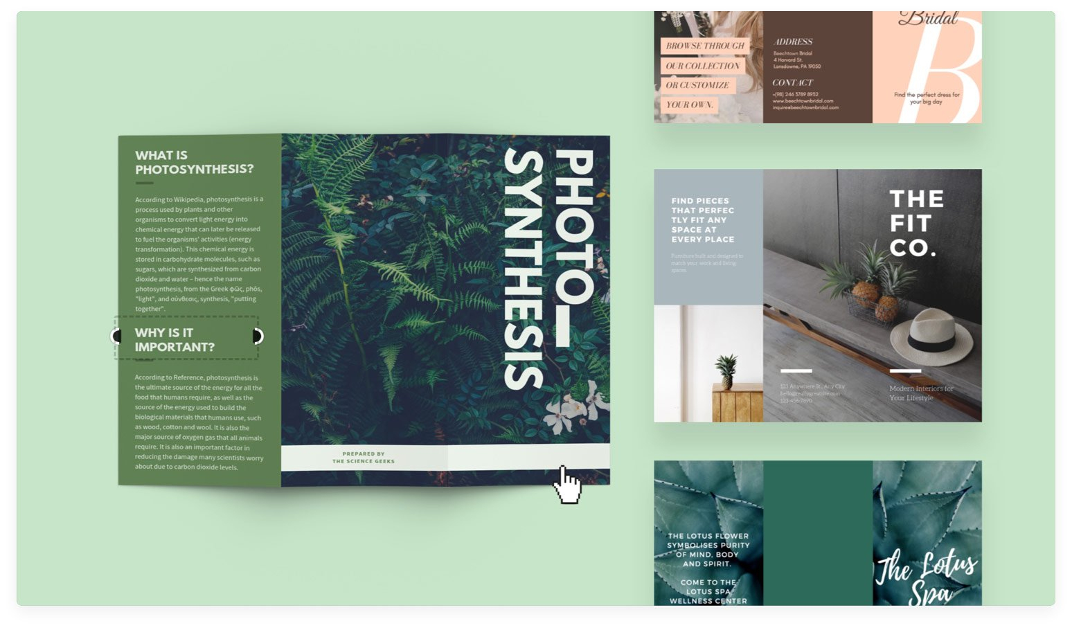 Free Online Brochure Maker: Design A Custom Brochure In Canva - Online Brochure Maker Free Printable