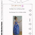 Free Patterns For #easydiy Barbie #dolls #dresses @ Chellywood   Easy Barbie Clothes Patterns Free Printable