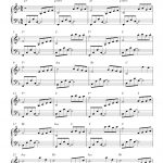 Free Piano Sheet Music: Beauty And The Beast.pdf Tale As Old As Time   Free Printable Piano Sheet Music For Popular Songs