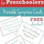 Free Printable: 10 Bible Verses To Teach Your Preschooler | Faith   Free Printable Bible Verses For Children