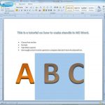 Free Printable Alphabet Stencils   How To Make Them In Ms Word   Youtube   Online Letter Stencils Free Printable