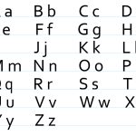 Free Printable Alphabet Template Upper Case Templates Letter   Free Printable Alphabet Templates
