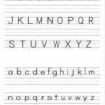 Free Printable Alphabet Worksheets, Preschool Writing And Pattern   Free Printable Letter Writing Worksheets
