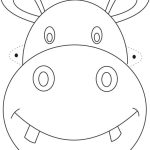 Free Printable Animal Masks Templates | Hippo Mask Printable   Free Printable Lion Mask