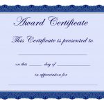 Free Printable Award Certificate Borders |  Award Certificate   Free Printable Certificates For Students