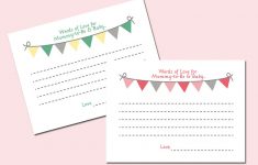 Baby Prediction And Advice Cards Free Printable